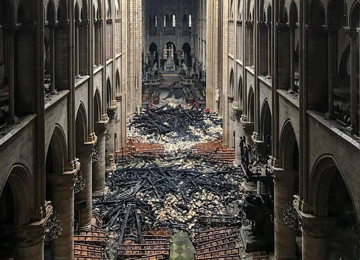 Reanudan obras de Notre Dame con más medidas de seguridad
